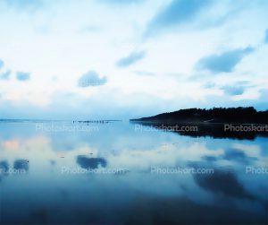 night view of beach stock image