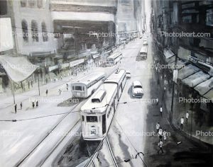 sketch of town kolkata