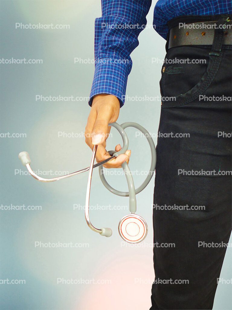 Stethoscope In Hand