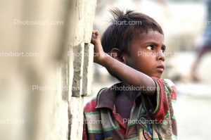indian footpath poor child