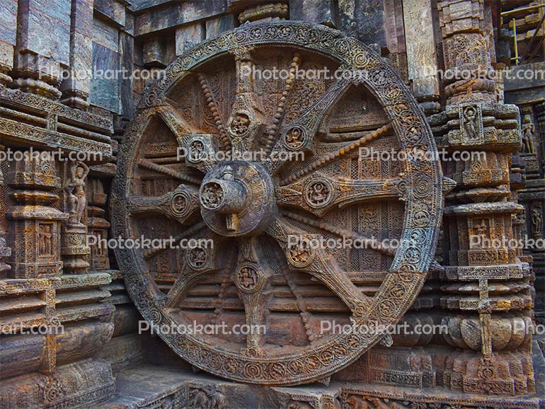 Konark Sun Temple While Stock Images