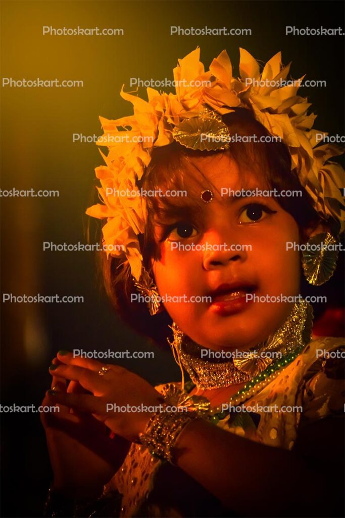 A Child In Dancing Pose