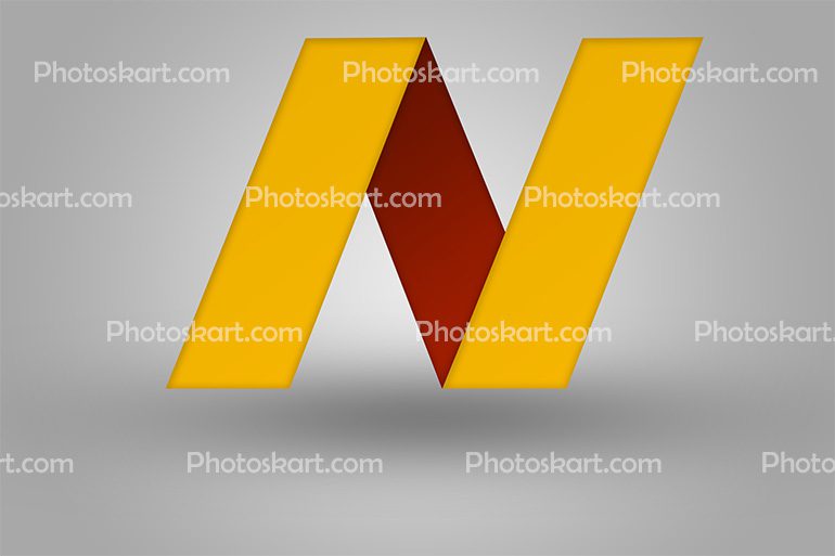Abstract N Logo Vector Free Stock Images