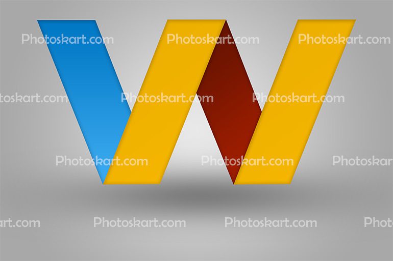 Abstract W Logo Vector Stock Images