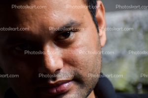 black-white-face-of-indian-young-boy