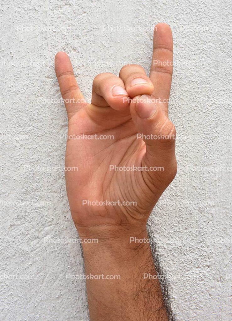 DG00043817, fox style using 3 finger, Photoskart.com, Photoskart, New image, Indian stock images
