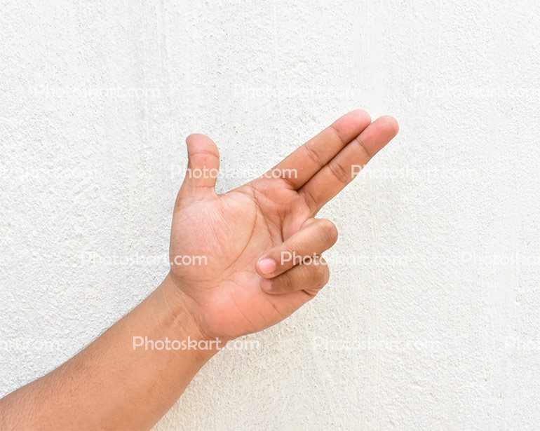 Gun Sign Using Hand Finger