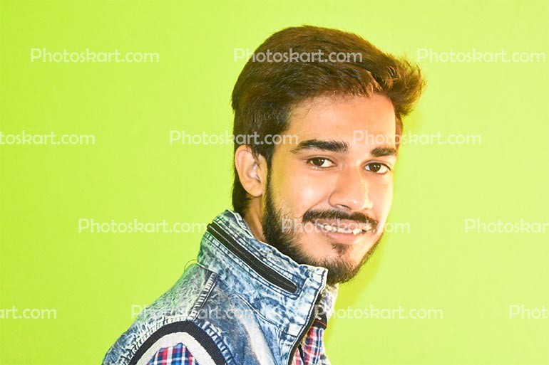 Smiling Indian Young College Boy