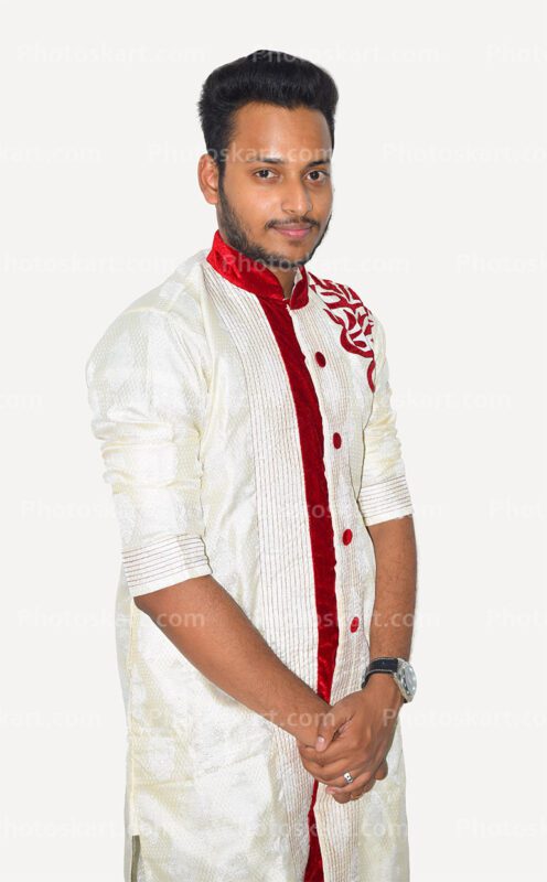 DG00104919, New, a indian smart boy wear white sherwani