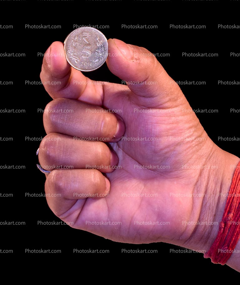 5 Rupees Coin Stock Images