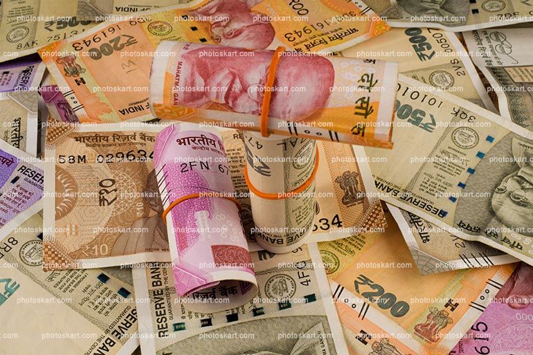 Indian Money And Banknotes