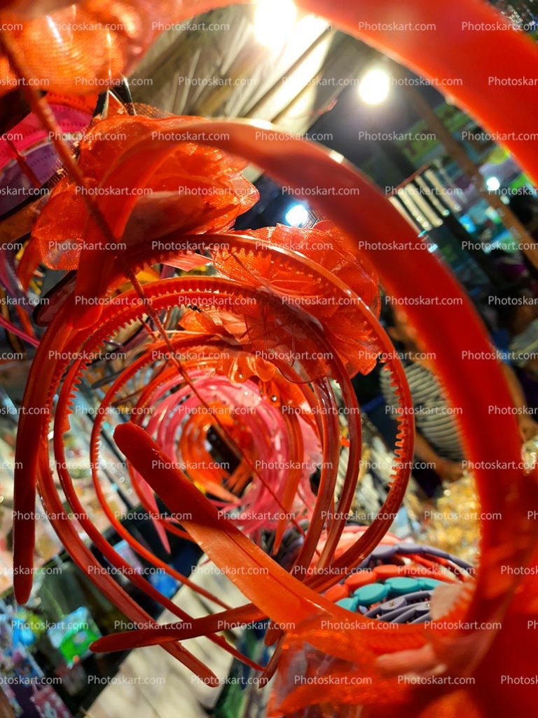 Red Hairbands Stock Photos