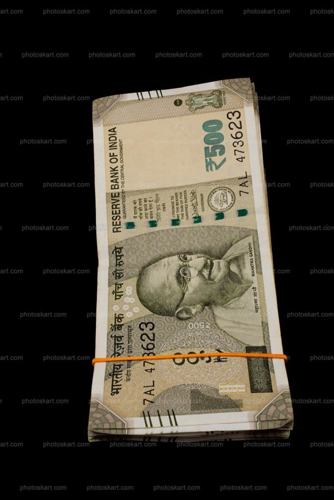 Indian Five Hundred Rupee Note