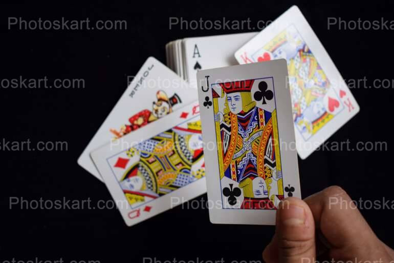 Card Game Ending Stock Image