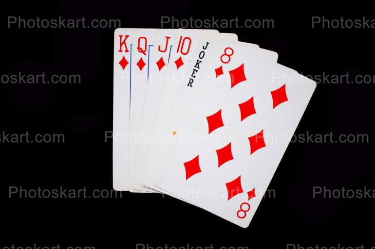 Cards Stock Image With Black Background