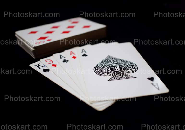 Card Game Hand Stock Image