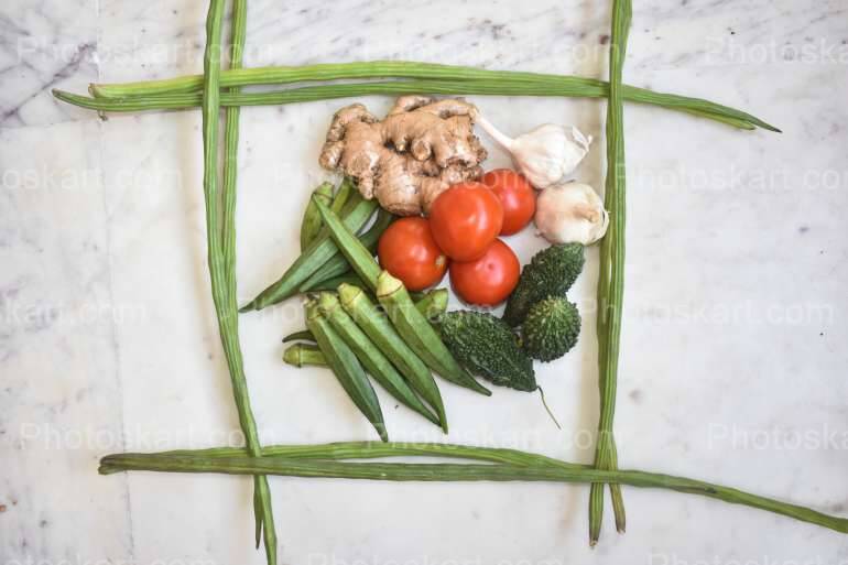 Colourful Vegetables Stock Image