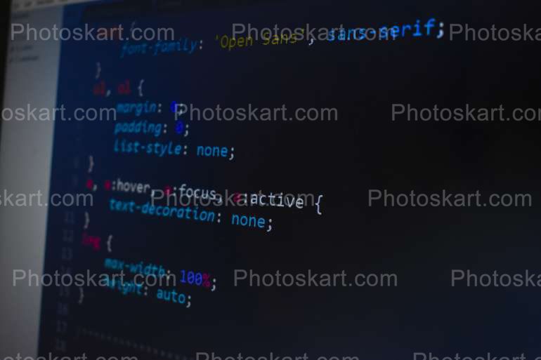 Focus On Css Code Stock Images