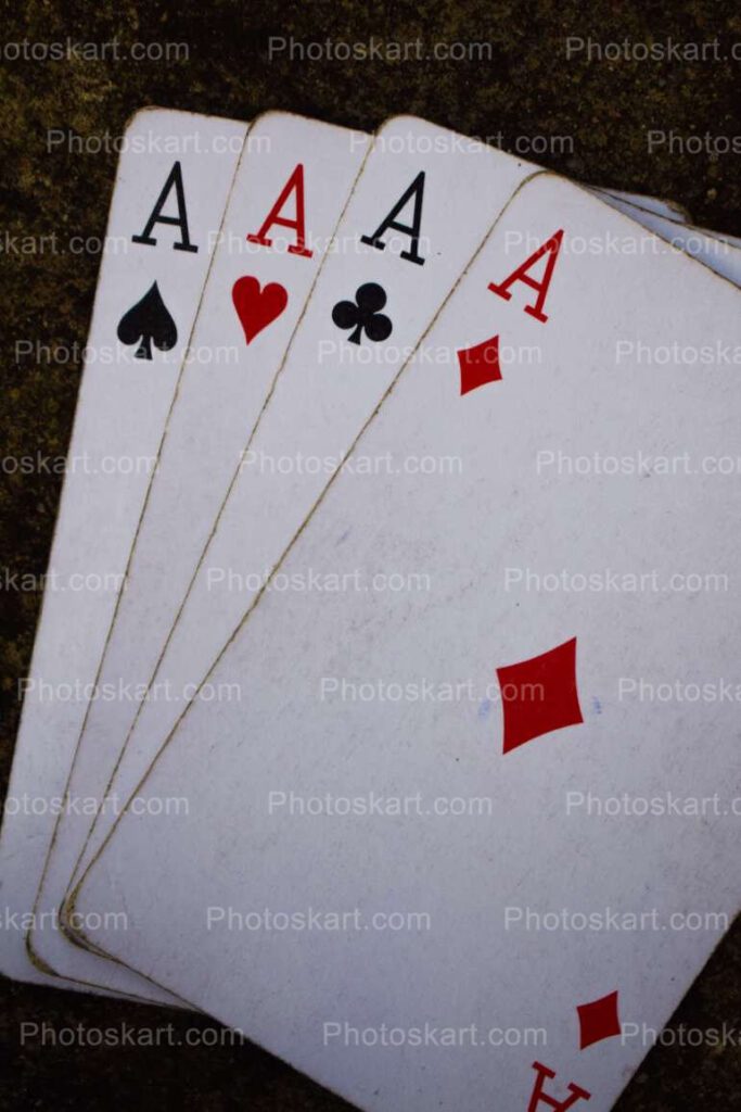 Four Aces Of Playing Cards