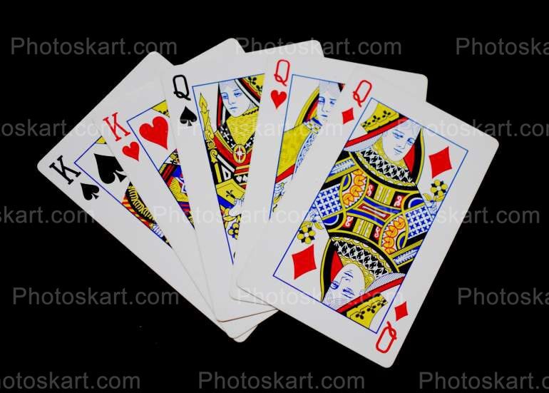 King And Queen Cards Stock Image Photography