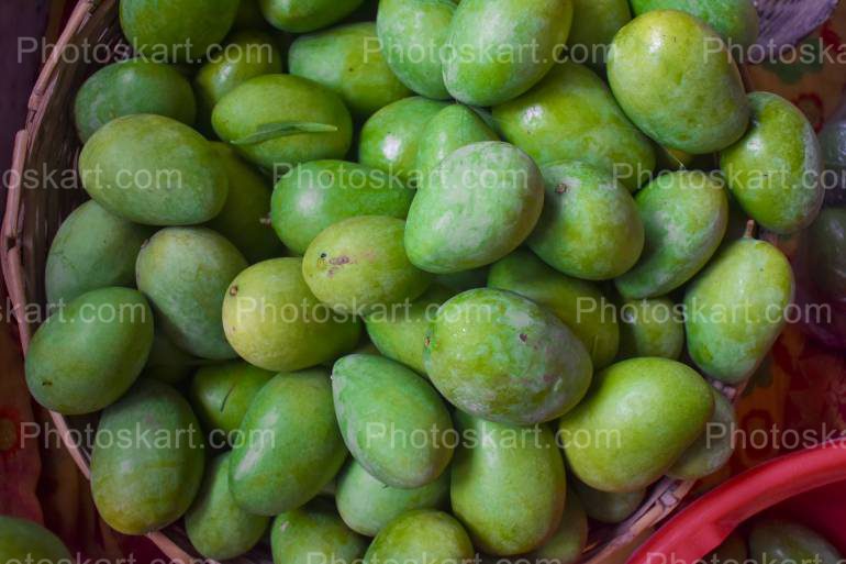 Pile Of Green Mango Stock Photos