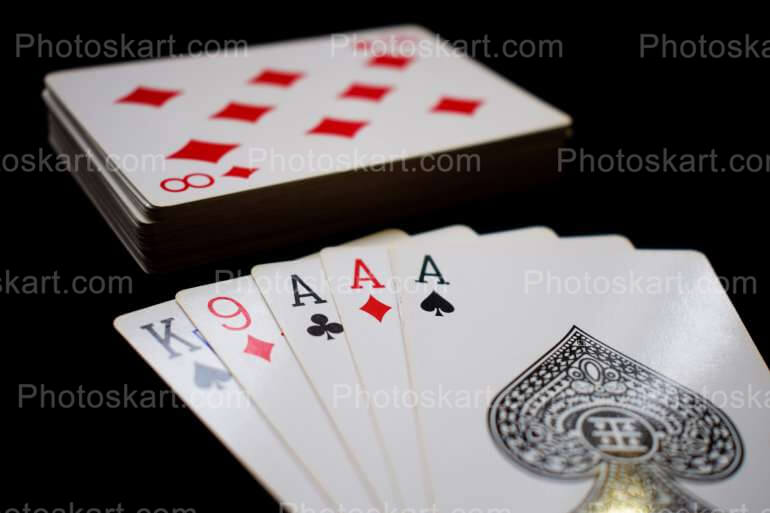 Play Card Combination Stock Image
