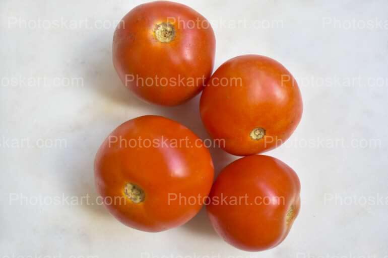 Tomato Stock Photo With White Background