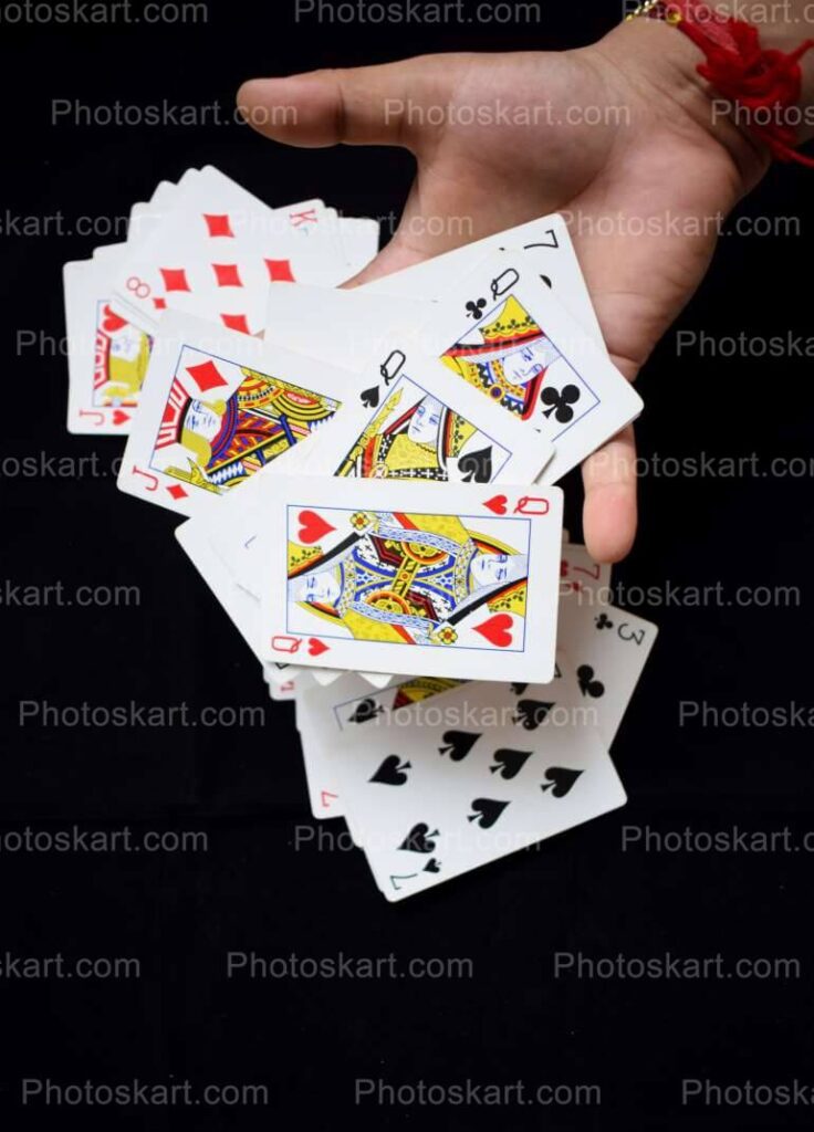 Types Of Play Card Stock Image