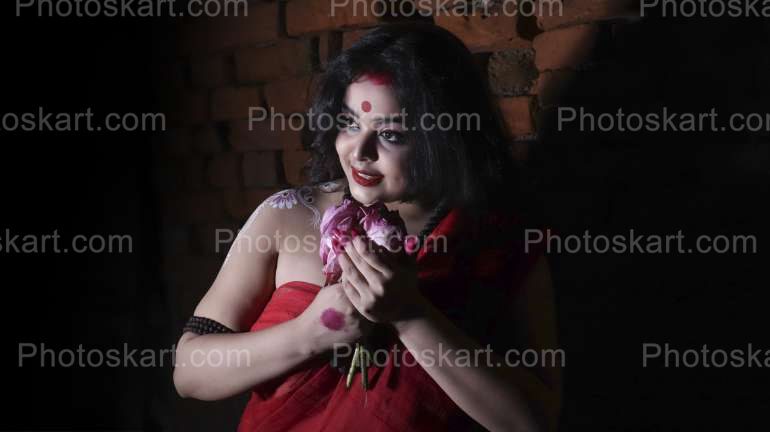 Agomoni photoshoot bengali girl stock image | Photoskart