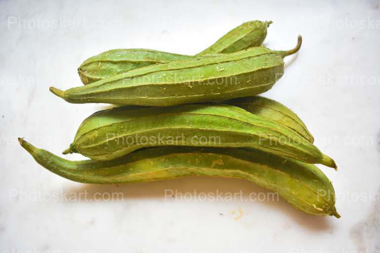 Fresh Ridge Gourd Torai Free Stock Image