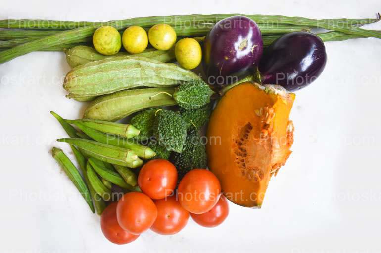 Indian Fresh Vegetable Free Stock Image