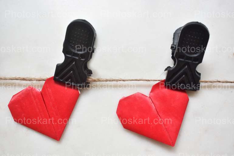 Little Hanging Heart Free Royalty Stock Image Photography