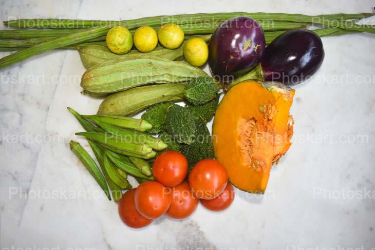 Mix Of Fresh Vegetables Free Stock Images