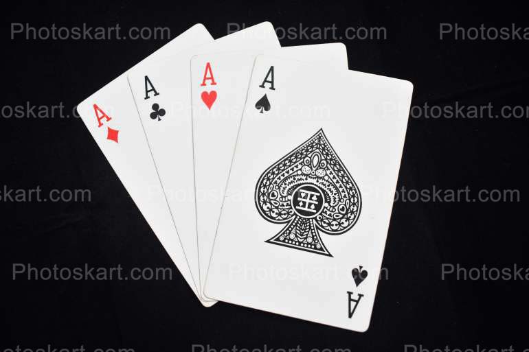 Play Card With Black Background Stock Image Photography Tash K Patte