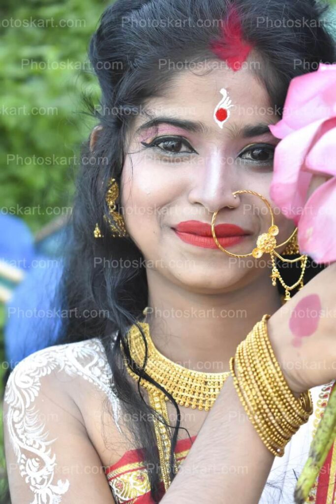 Durga Shoot Agomoni Photography Royalty Free Image