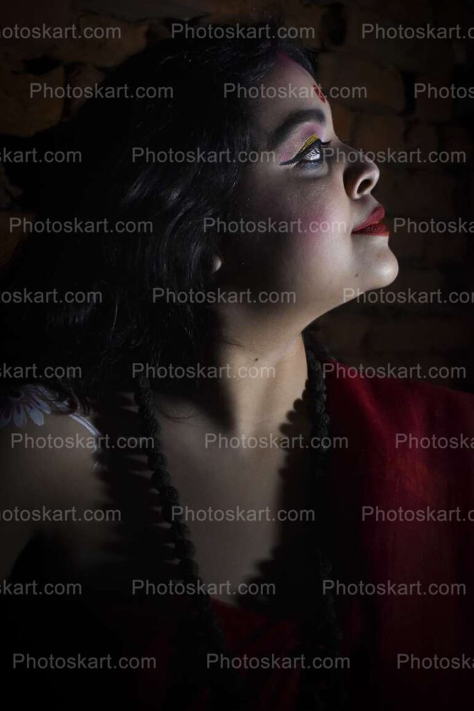 Face Of Agomoni Girl Royalty Free Image