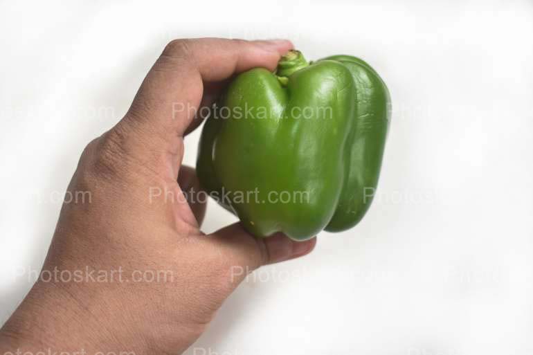 Organic Capsicum Stock Image