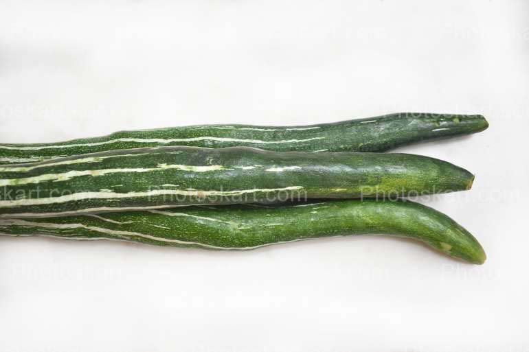 Organic Snake Gourd Stock Image Photography