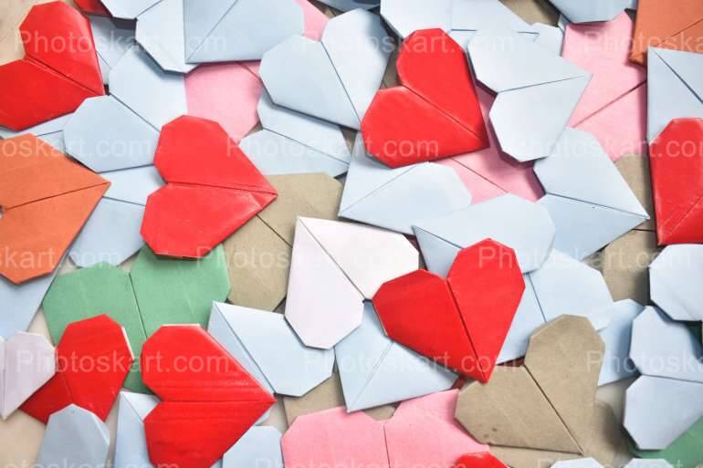 Paper Heart Diy Free Images Stock Images