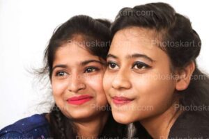 two young indian girls closeup stock image stock photo