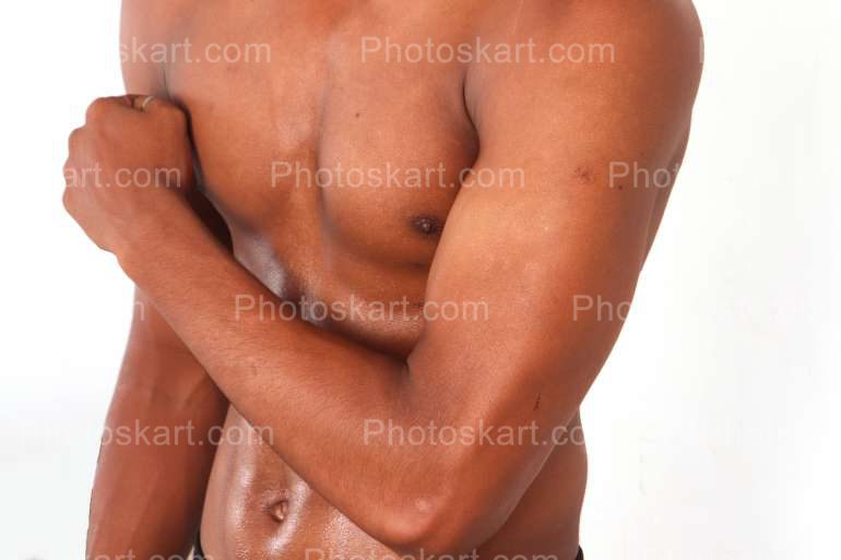 A Young Indian Boy Body Stock Photo