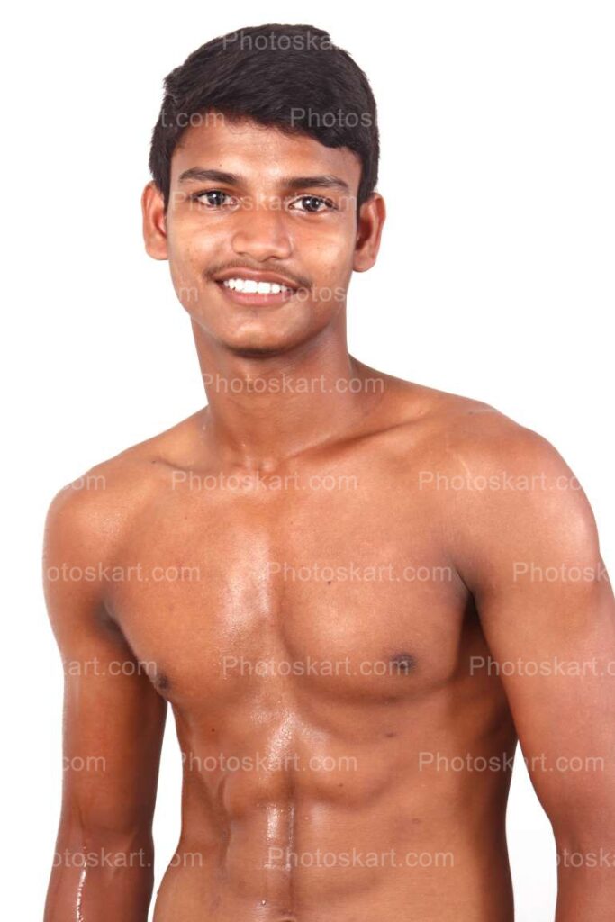 A Young Indian Fitness Model Stock Image