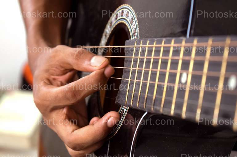 Acoustic Guiter Royaly Free Stock Image