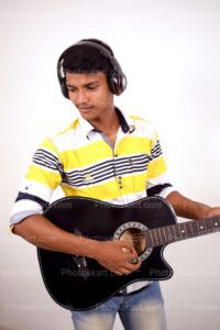 an-indian-bengali-boy-playing-guiter-stock-image
