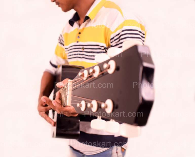 Play Guiter Royalty Free Stock Image Photography