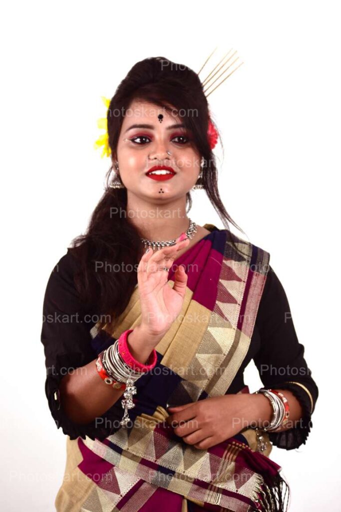 Indian Santhali Tribe Girl Stock Image Royalty Free