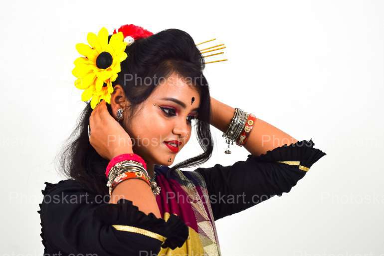 Royalty Free Stock Image Of A Indian Santhali Girl