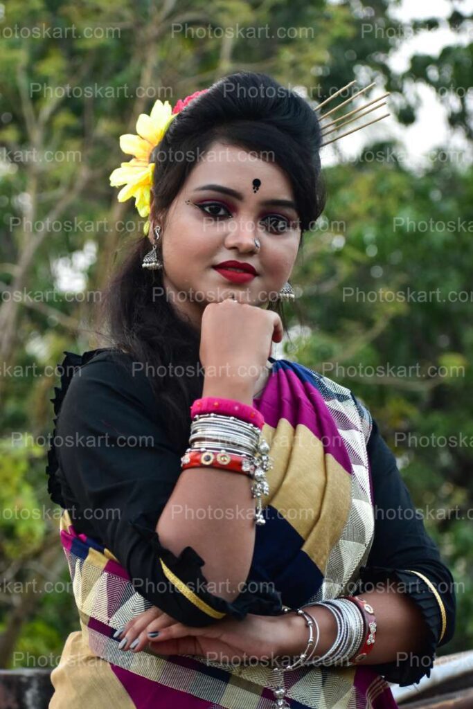 Stock Photo Of Indian Santhali Tribe Girl