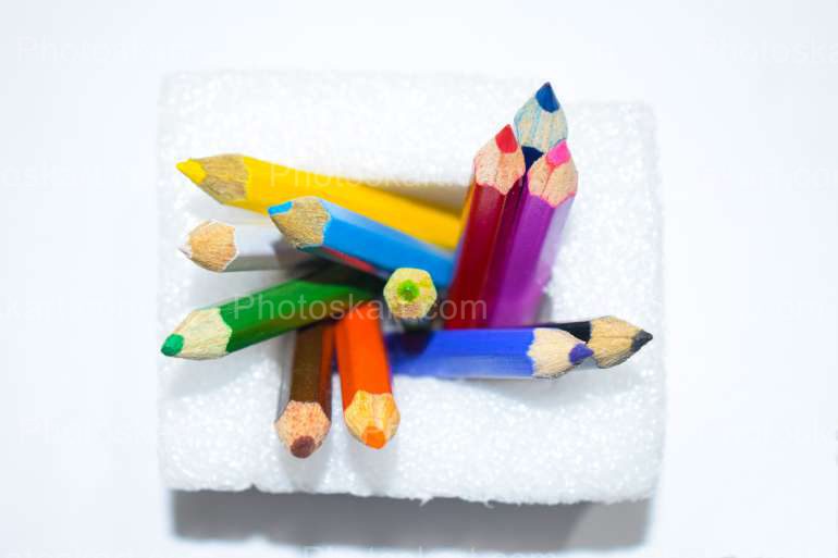 Best Quality Color Pencils Stock Photo