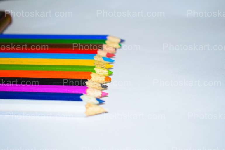 Multicolor Drawing Pencils Royalty Free Stock Image